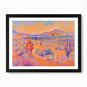 Cowboy Painting Nevada 3 Art Print