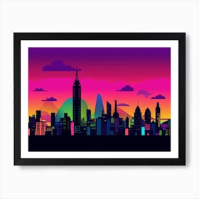 Liverpool Skyline Art Print