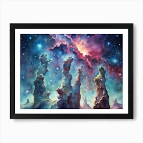 Nebula Art Print