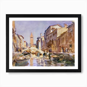 Venetian Canal Venice, John Singer Sargent Art Print