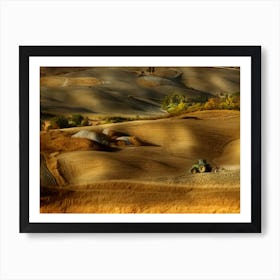 Preparation For Sowing Volterra Pi Toscana Italy Art Print