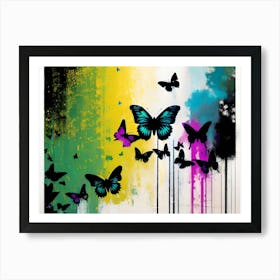 Butterfly Painting 82 Art Print