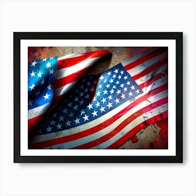 American Flag Art Print