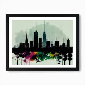 Chicago Skyline 21 Art Print