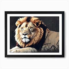 Lion king 15 Art Print