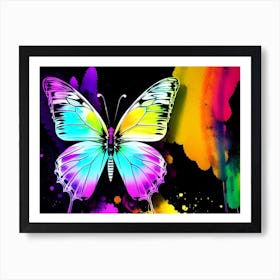 Colorful Butterfly 16 Art Print