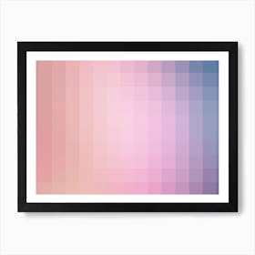 Lumen 07, Lilac and Violet Gradient Art Print