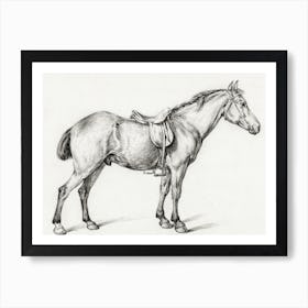 Standing Horse 3, Jean Bernard Art Print