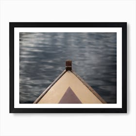 Boat On The Lake Art Print