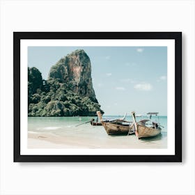 Railay Beach In Thailand Art Print