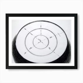 An Expertly Sketched Circular Emphasis Marks Illuminated By Striking Increases In The Graphite Pre (2) Art Print