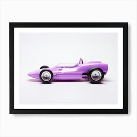 Toy Car Purple Race Car Art Print