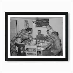 Untitled Photo, Possibly Related To Mormon Farmers At Dinner Table, Box Elder County, Utah By Russell Lee 1 Art Print