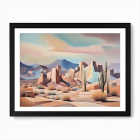 Desert Landscape 1 Art Print