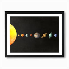 Solar System Art Print