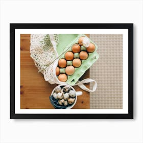 Eggs In A Basket 10 Art Print