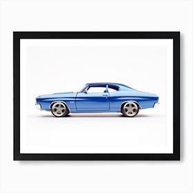 Toy Car 70 Chevelle Ss Blue Art Print