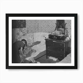 Bedroom In Farm Home Of Fsa (Farm Security Administration) Client Near Bradford, Vermont, Orange County By Affiche