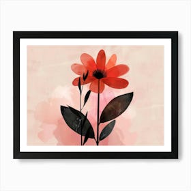 Red Flower 1 Art Print