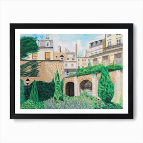 Hidden Parisan Garden Art Print