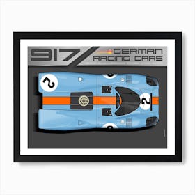 Porsche 917, Daytona 70, Rodriguez, Kinnunen, Redman Art Print