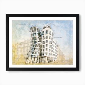 Dancing House, Prague Art Print