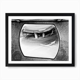 Parking Garage Mirror Art Print