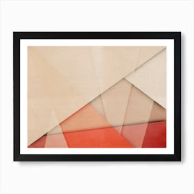 Geometric Sunset 3 Art Print