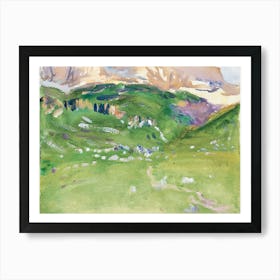 Sellar Alp, Dolomites, John Singer Sargent Art Print