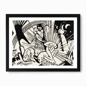 Reconciliation, Franz Marc Abstract Art Print