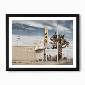 Liquor Store Yucca Valley Art Print