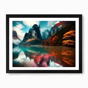 Autumn In The Mountains 6 Art Print