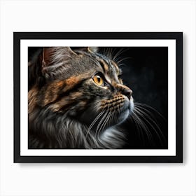 Portrait Of A Cat 2 Art Print