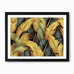 Banana Leaves 3 Art Print