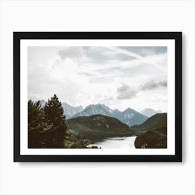 Alpsee Mountain Lake Art Print