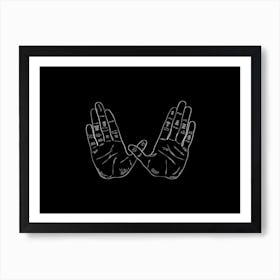 Wu Tang Hands Mood Style Art Print