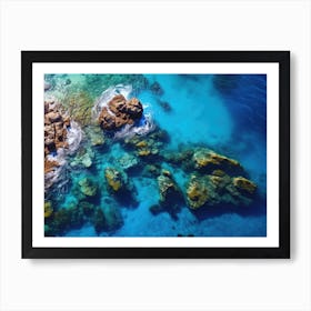 Aerial View Of The Sea Art Print