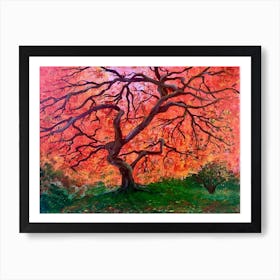 Red Maple Tree Art Print