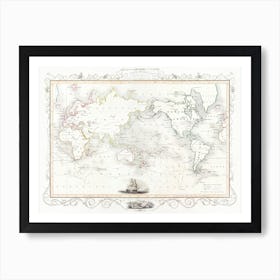 The Voyages Of Captain James Cook (1852) Art Print
