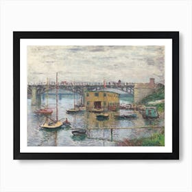 Bridge At Argenteuil On A Gray Day (1876), 1, Claude Monet Art Print