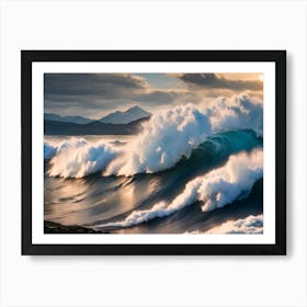 The Wave Art Print