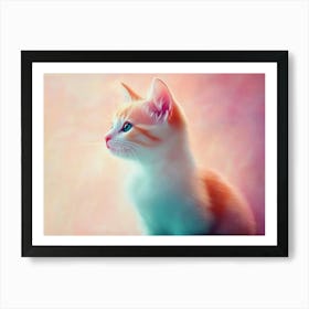 Cute Kitten Art Print