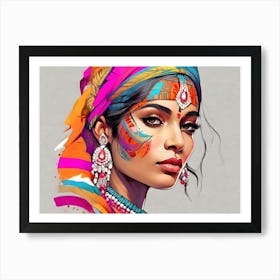 Exotic Beauty Artwork 22 Art Print