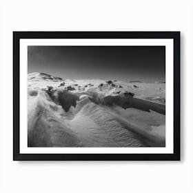 Snow Desert Art Print