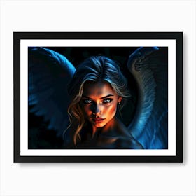 Angel Beauty - Diverse Art Illustration 3 Art Print