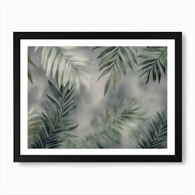 Palm Leaves Art Print