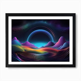 Abstract Landscape Art Print