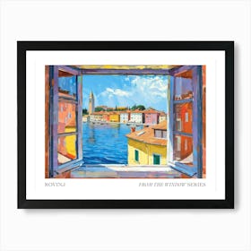 Rovinj From The Window Series Poster Painting 2 Art Print