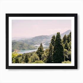 Lake Plastiras Art Print