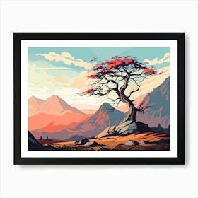 Landscape Painting 3 Art Print